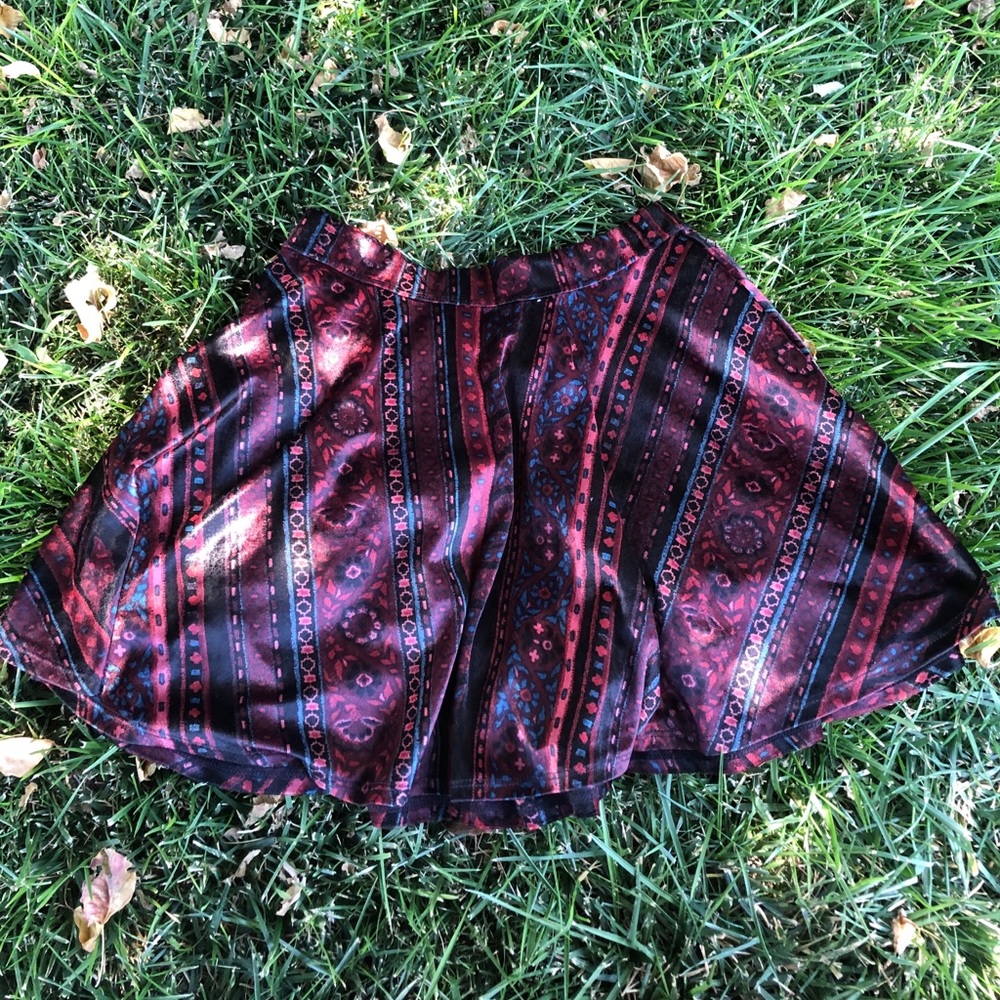 Velvet skirt